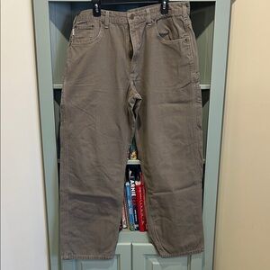 Carhartt, Men's Gray Pants, 38x32
